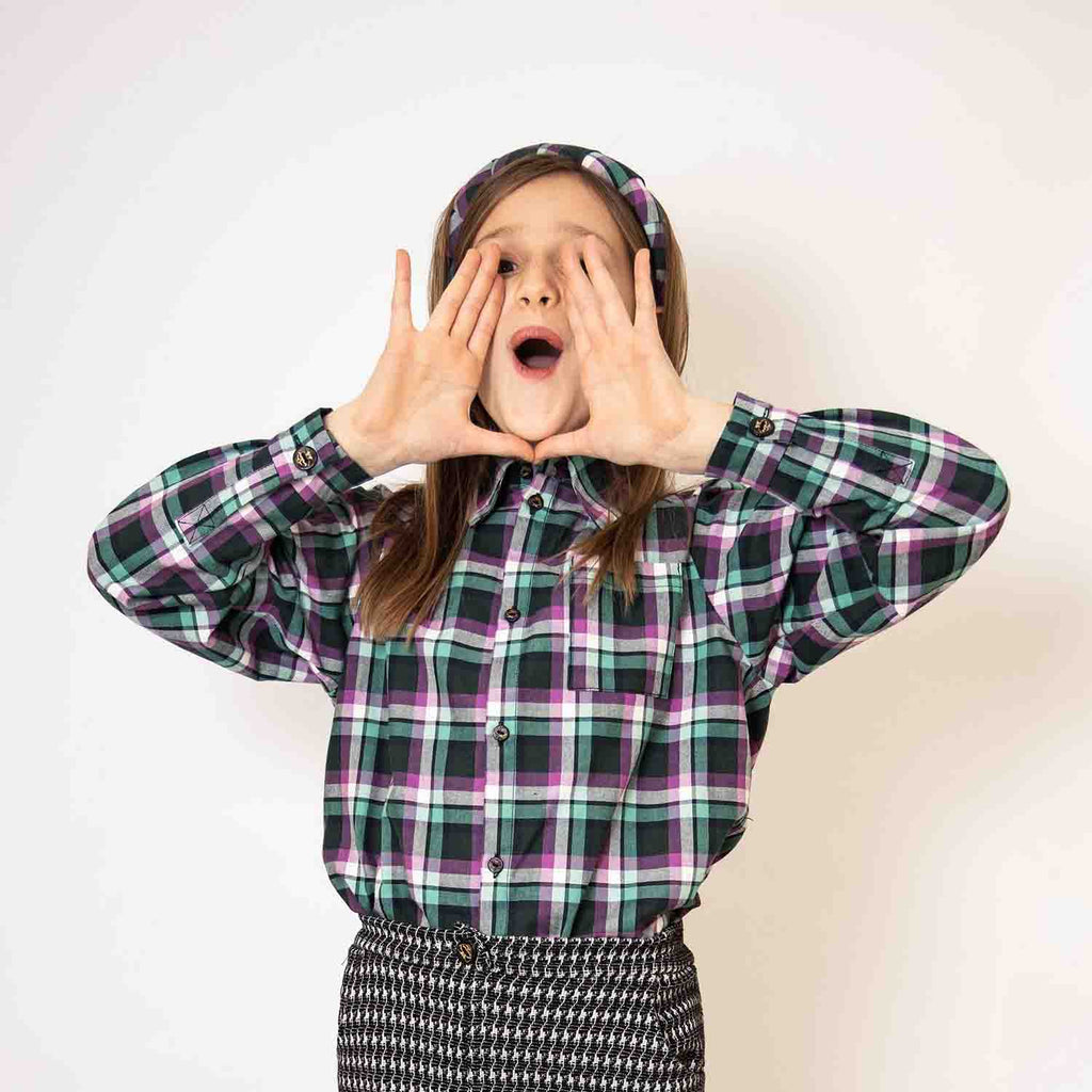 Fancy Tartan Shirt for Kids