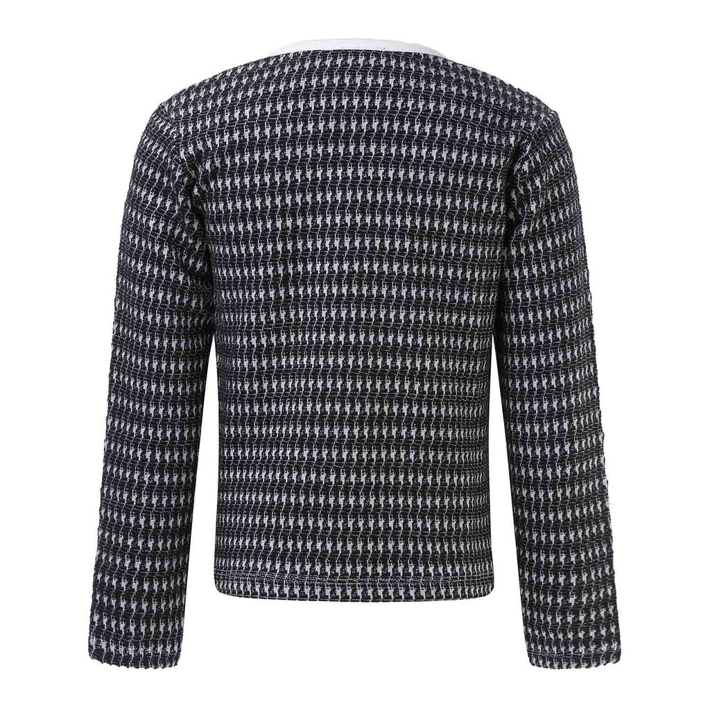 Black and White Longsleeve Top