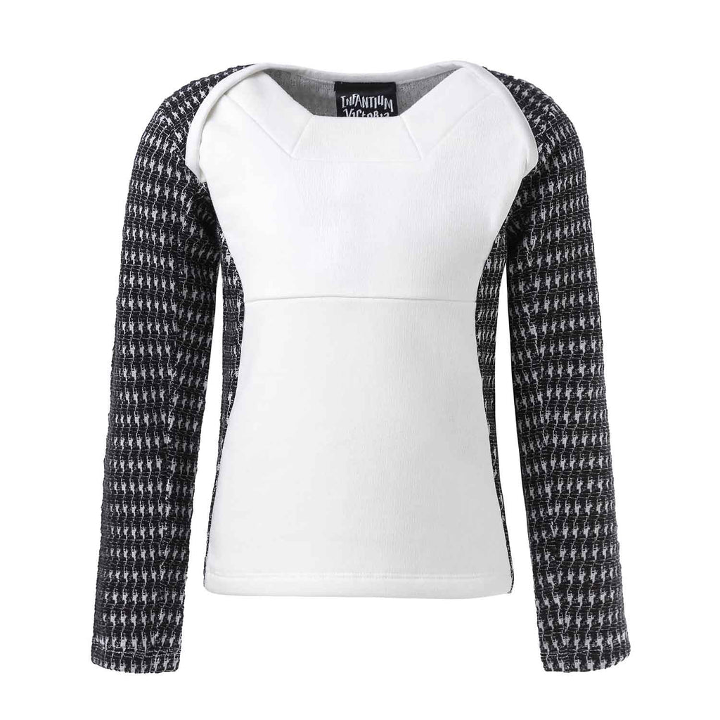 Black and White Longsleeve Top