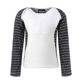Black and White Longsleeve Top
